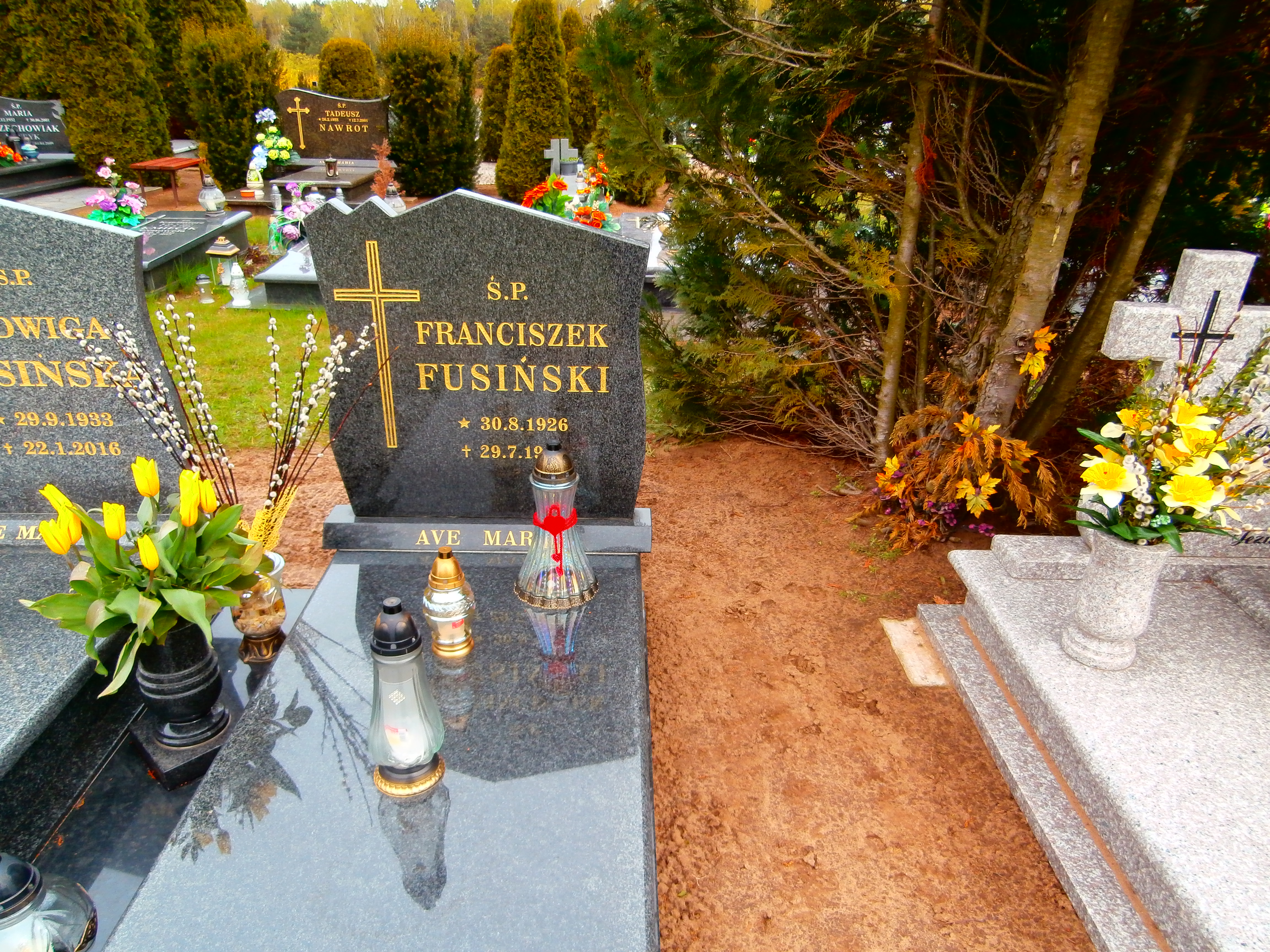 Grób Janusz Fusiński