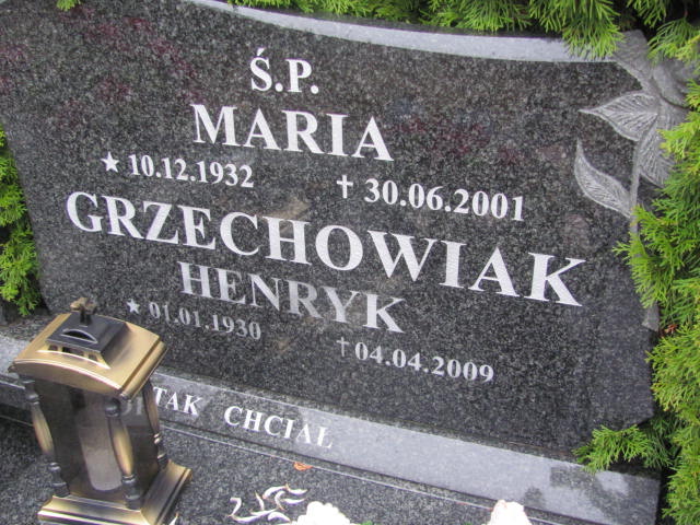 Henryk Grzechowiak 1930 Oborniki - Grobonet - Wyszukiwarka osób pochowanych