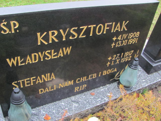 Władysław Krysztofiak 1908 Oborniki - Grobonet - Wyszukiwarka osób pochowanych