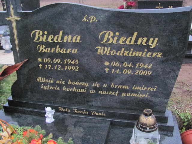 Włodzimierz Biedny 1942 Oborniki - Grobonet - Wyszukiwarka osób pochowanych